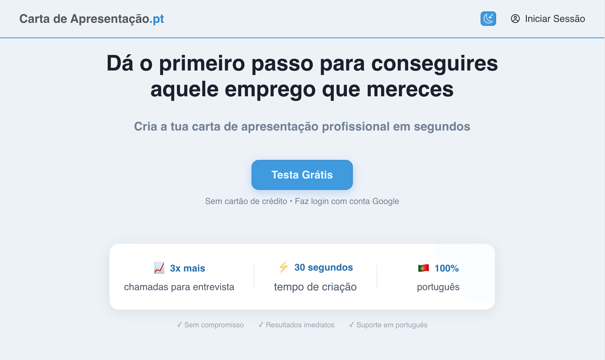 Carta de Apresentação.pt screenshot