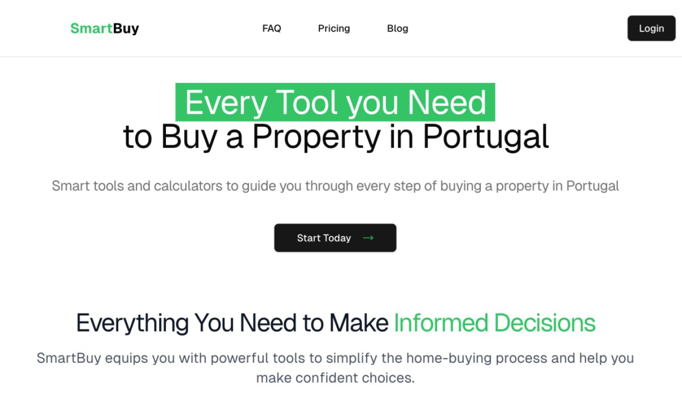 SmartBuy product screenshot