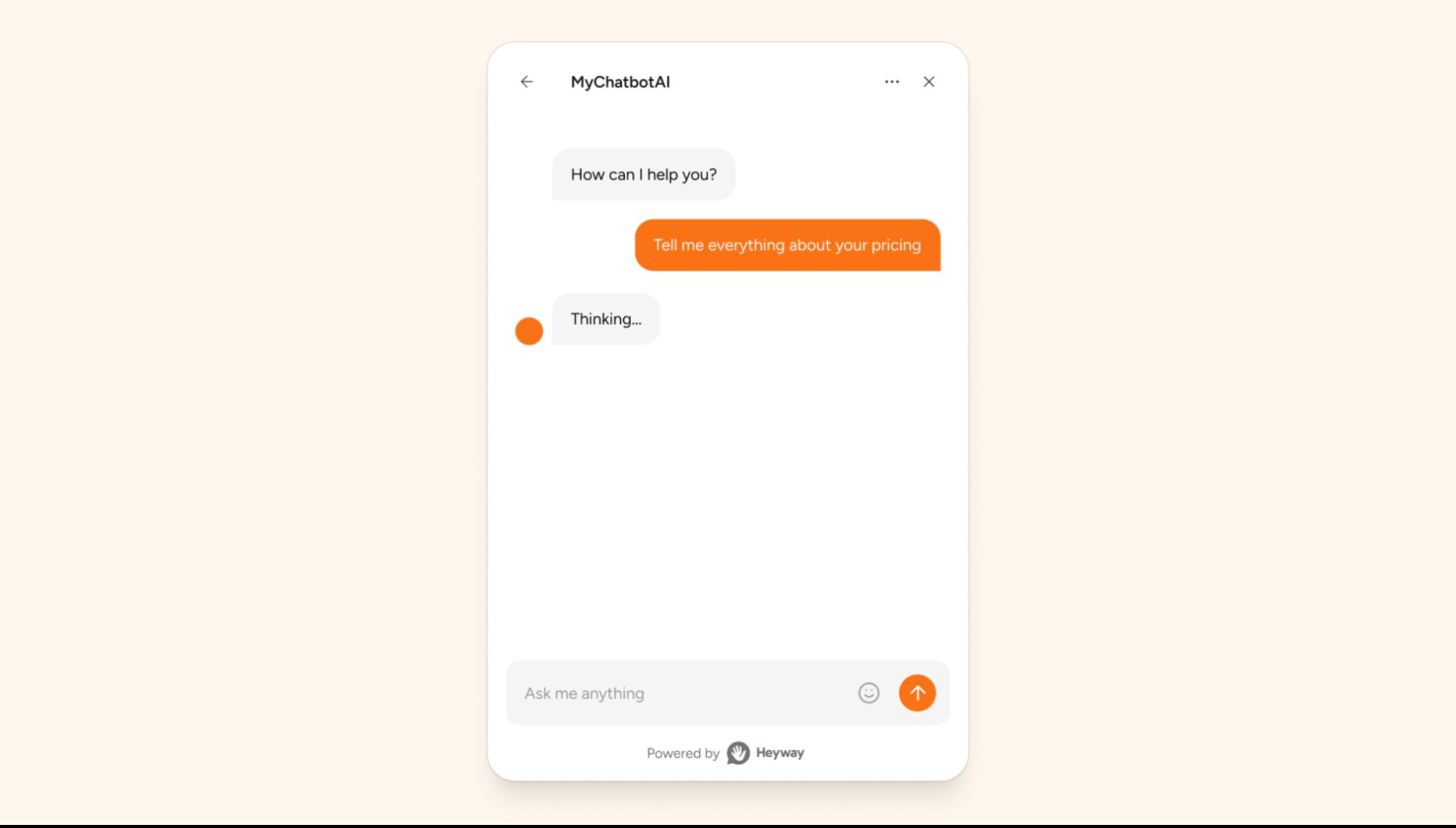 Heyway Chat Screenshot