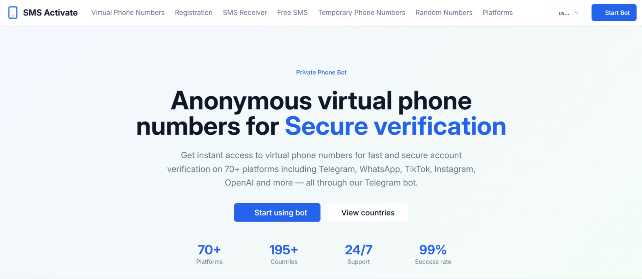 SMS Activate Screenshot