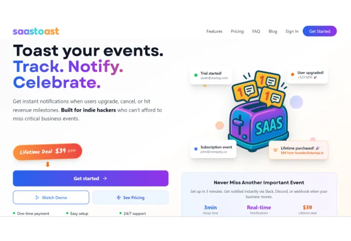 Saastoast screenshot 1