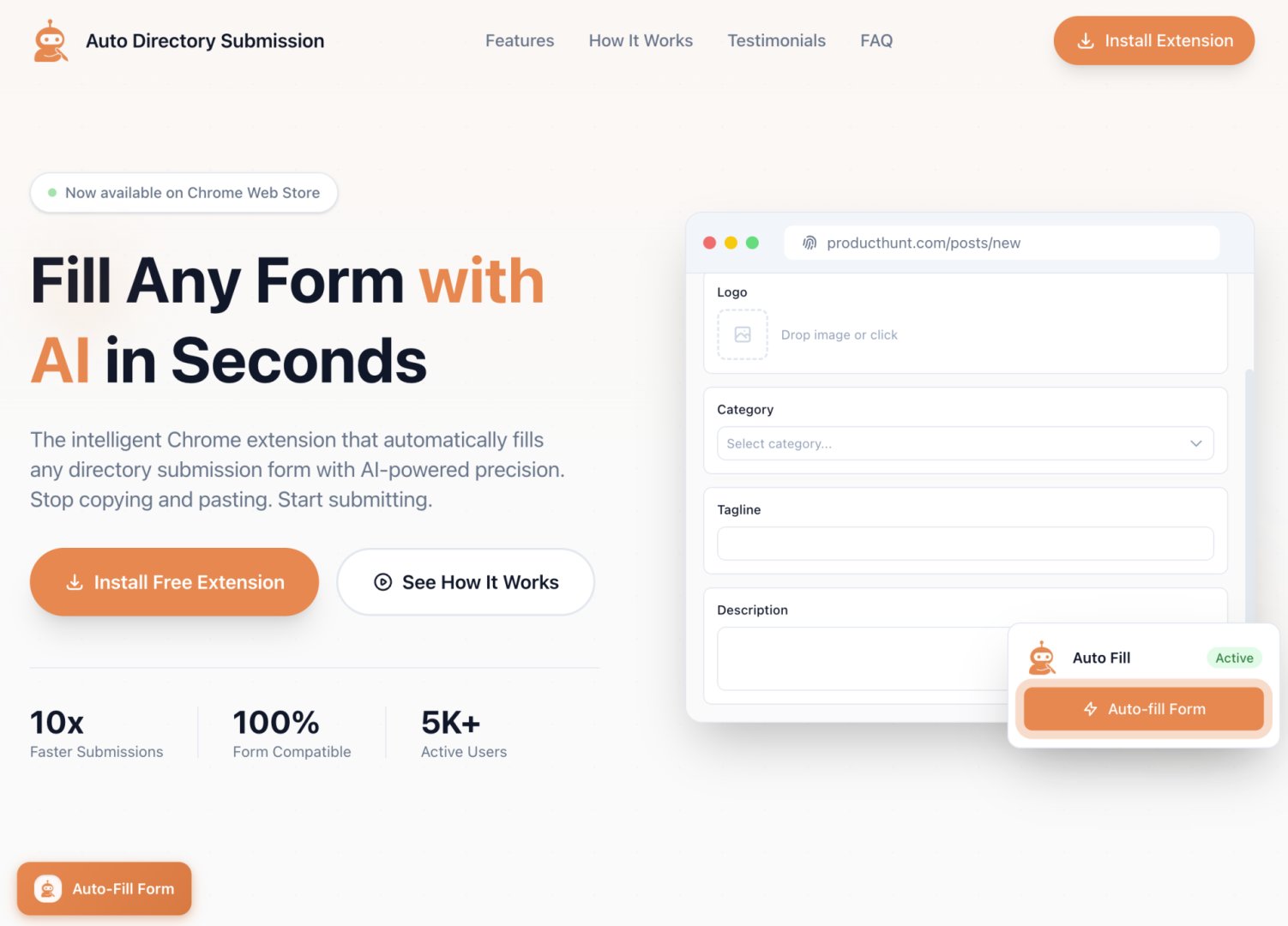 Auto Directory Submission Screenshot