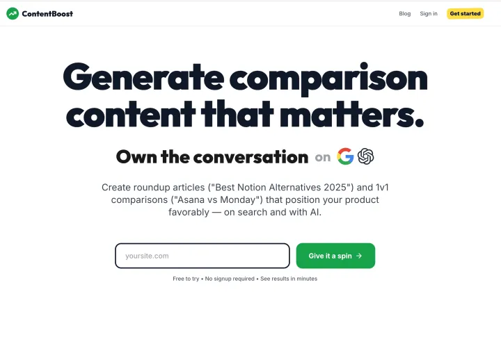 ContentBoost screenshot 1