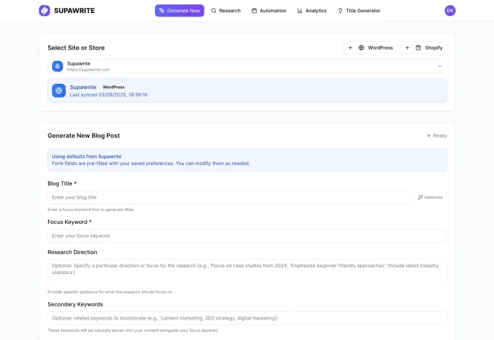 Supawrite screenshot 1