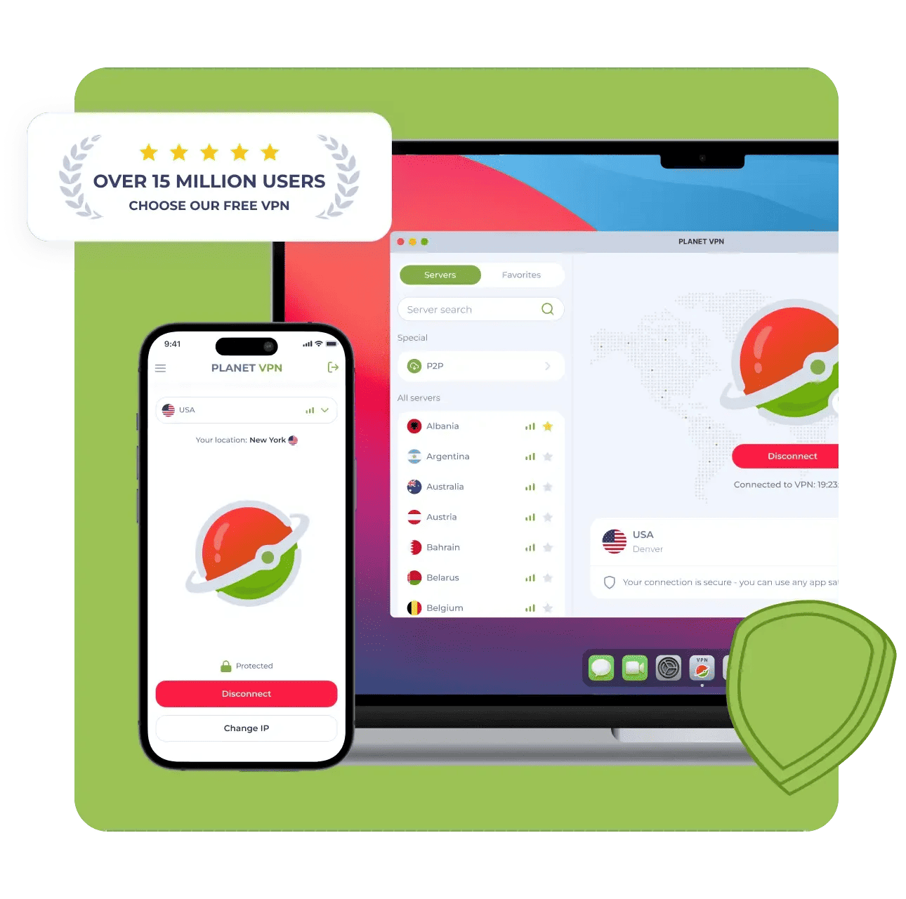 Planet VPN screenshot