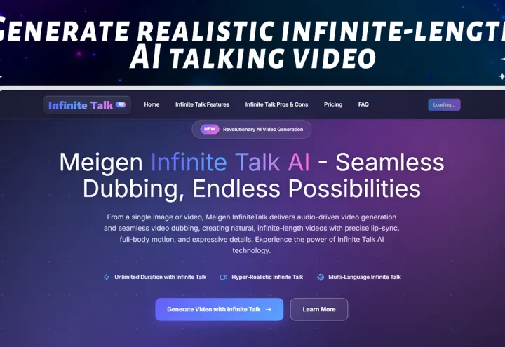 Infinite Talk AI screenshot 1