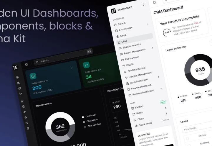 Shadcn UI Kit screenshot 1