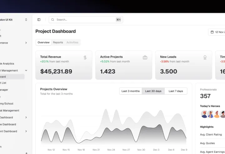 Shadcn UI Kit screenshot 2