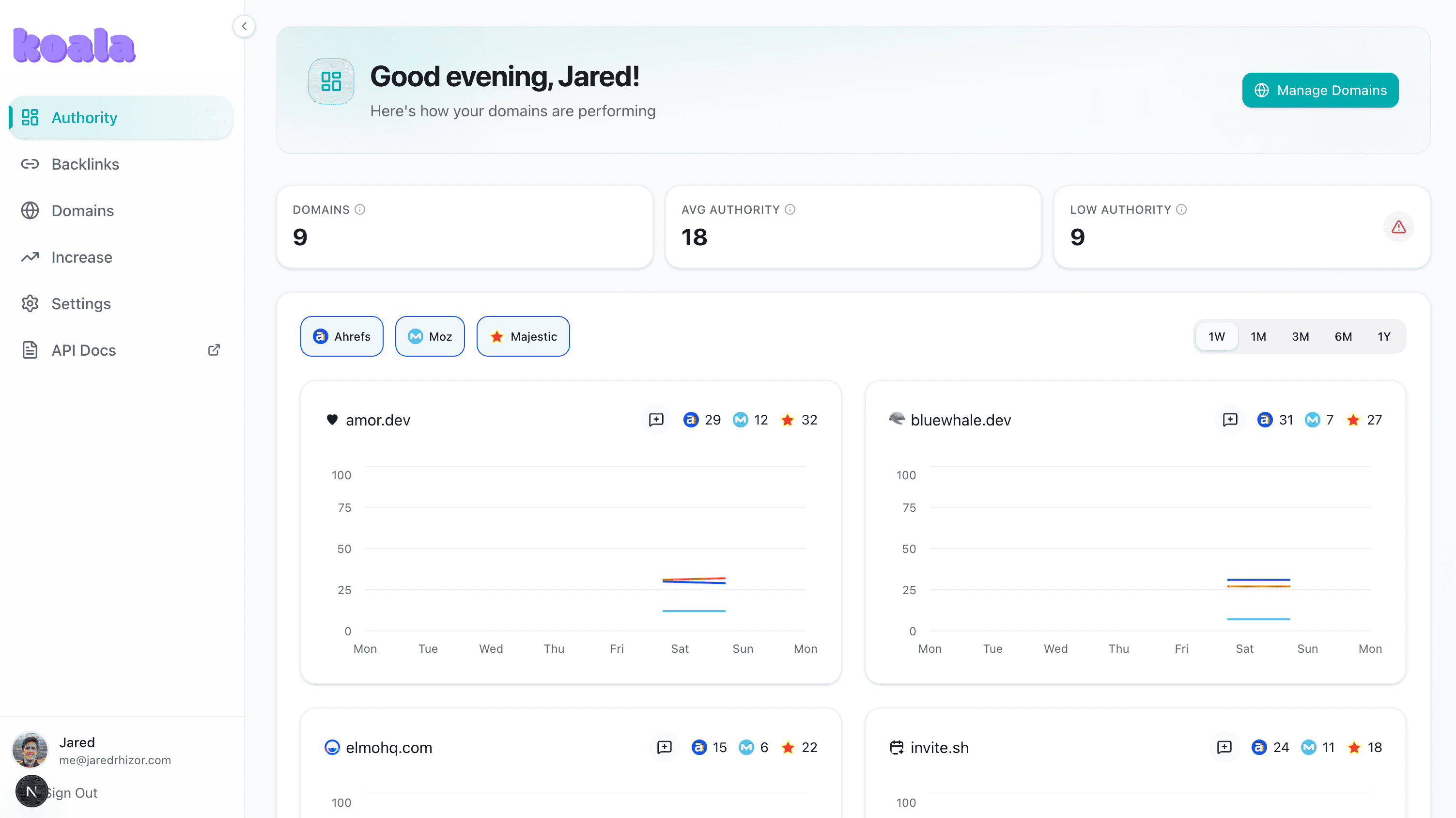 Koala.fyi screenshot