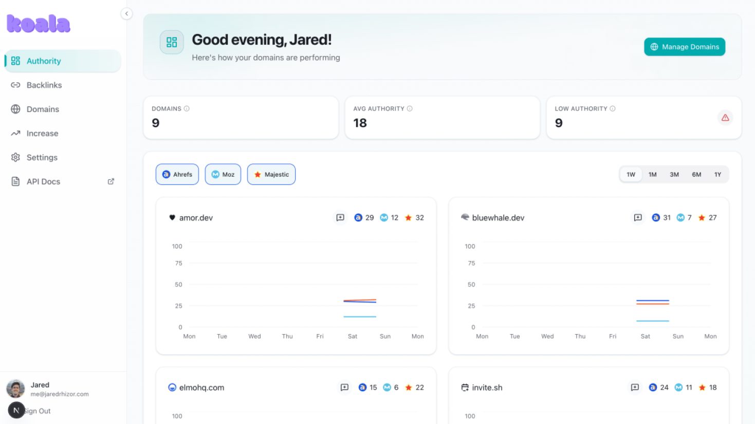 Koala.fyi product screenshot