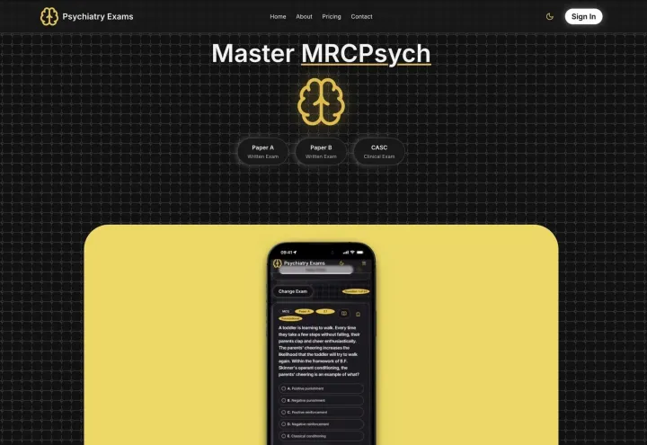 Psychiatry Exams screenshot 1