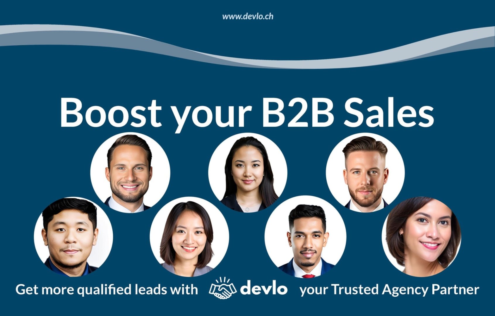 B2B Go-to-Market Partner - Sales & CRM screenshot 2 showing the We chase leads like our lives depend on it.