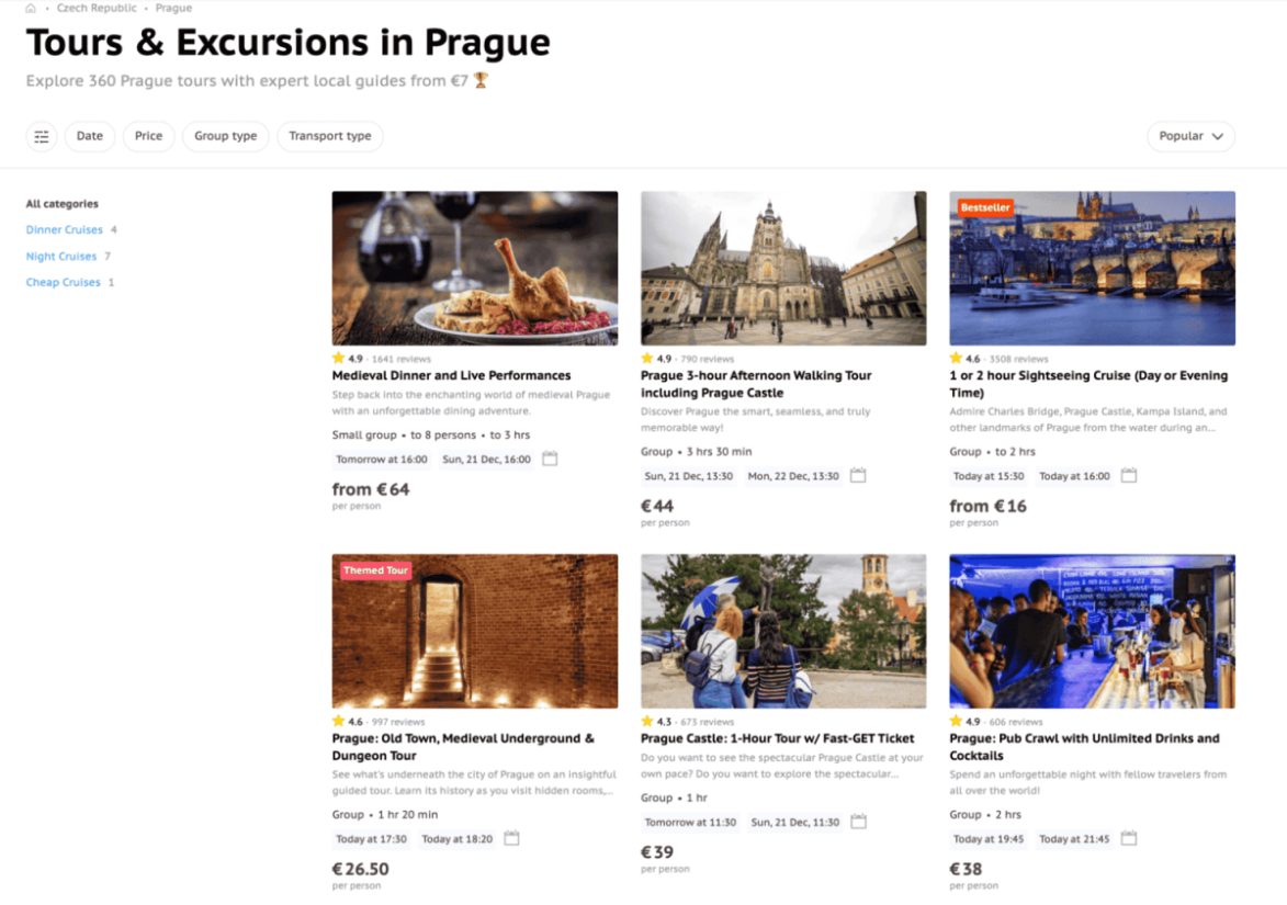 Alle Travel product screenshot