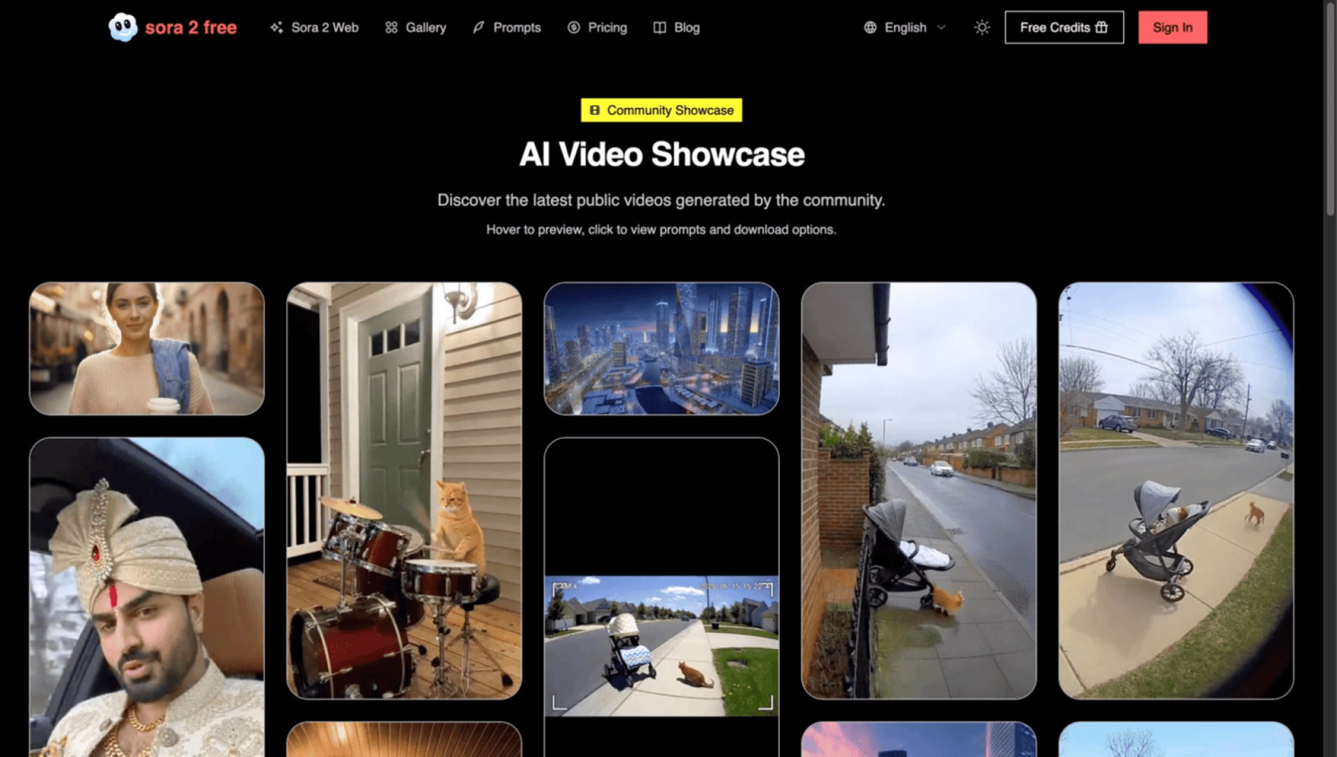 sora 2 web - Content Creation screenshot 2 showing the Free Sora Generator - Unlimited API  & No Watermark