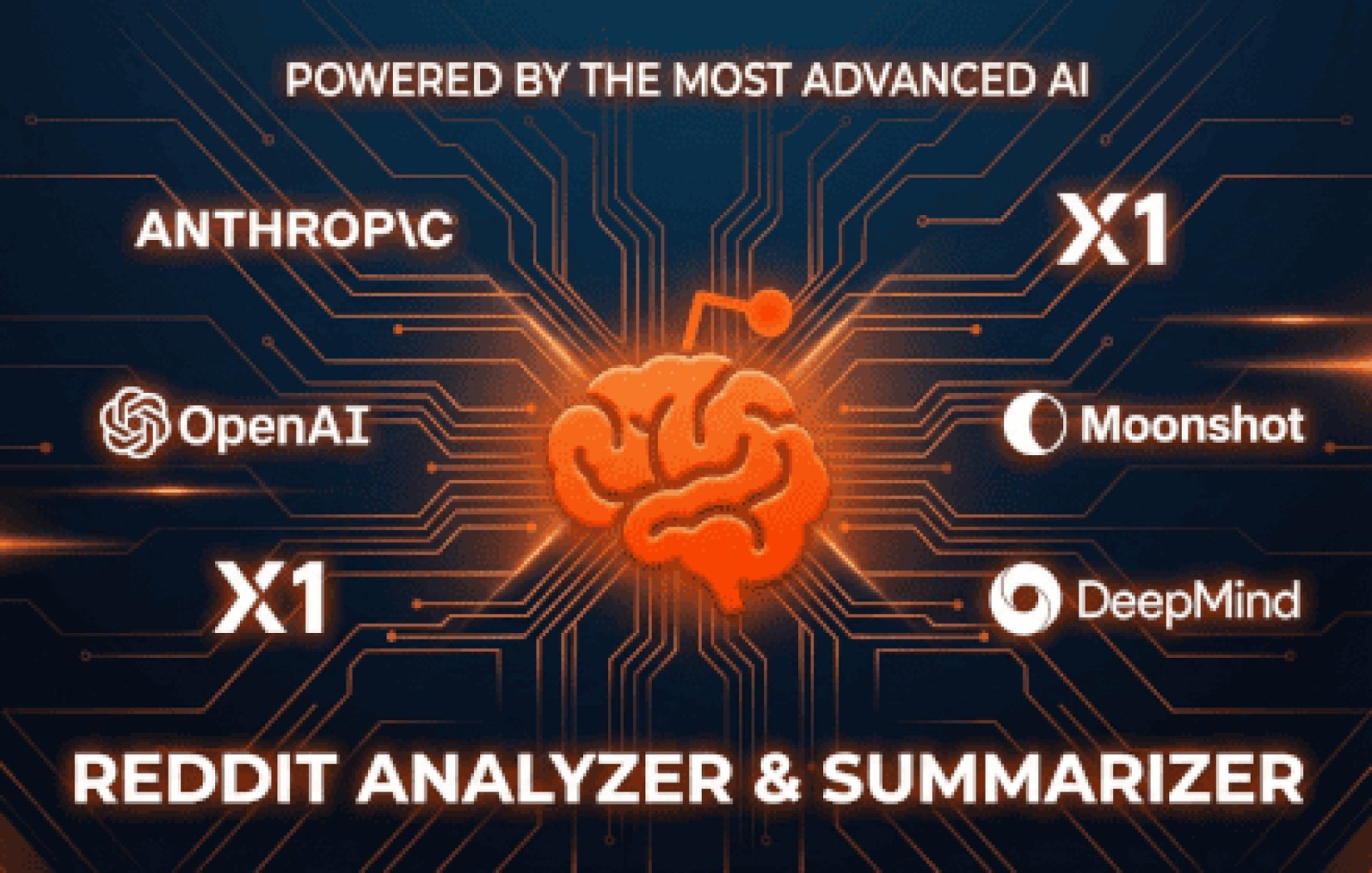 Reddit Post Summarizer - Productivity screenshot 2 showing the Reddit. Summarized. Roasted. Understood.