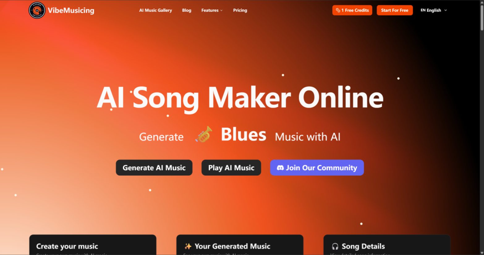 Vibe Musicing AI product screenshot
