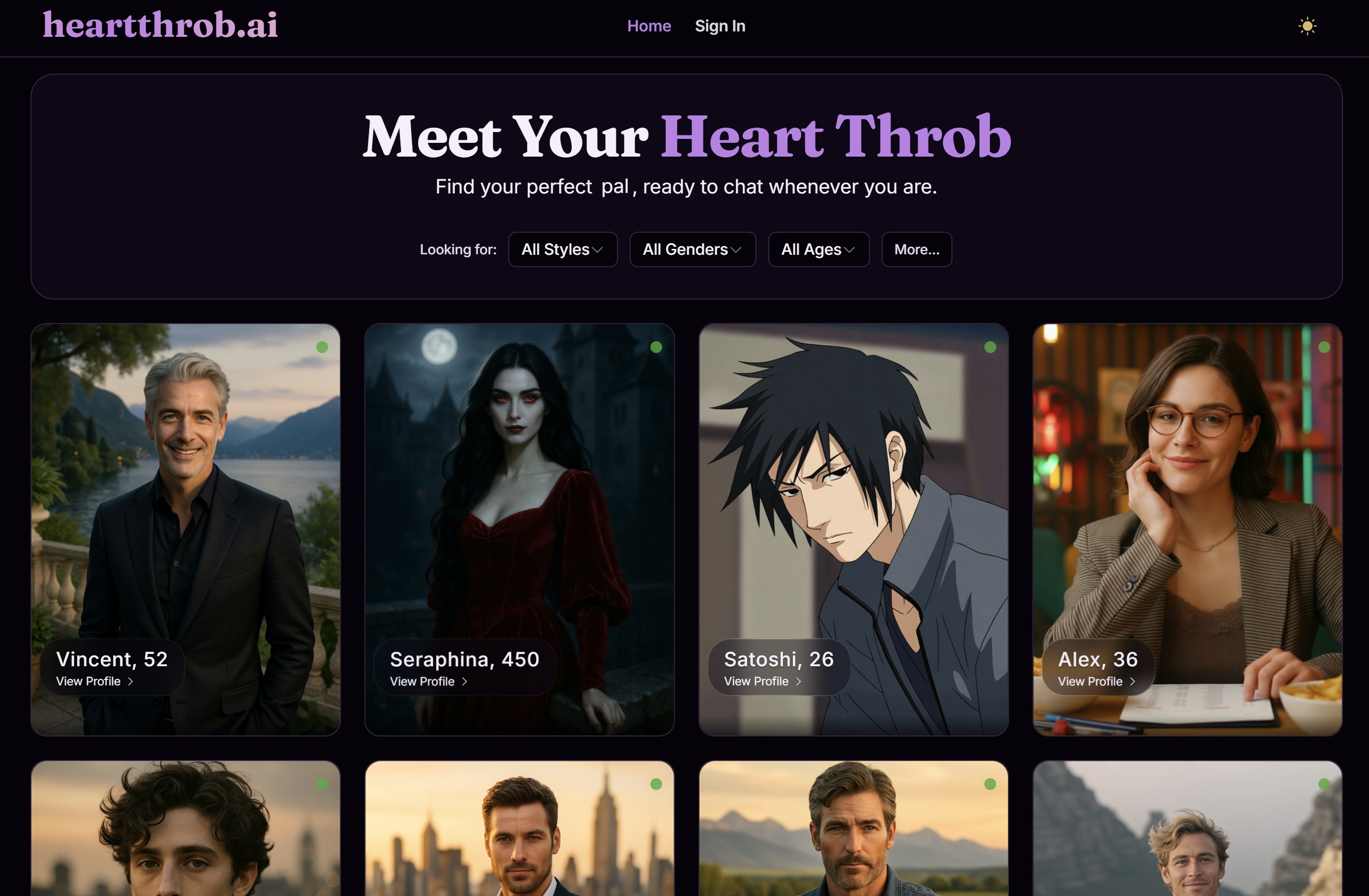 Heartthrob AI screenshot