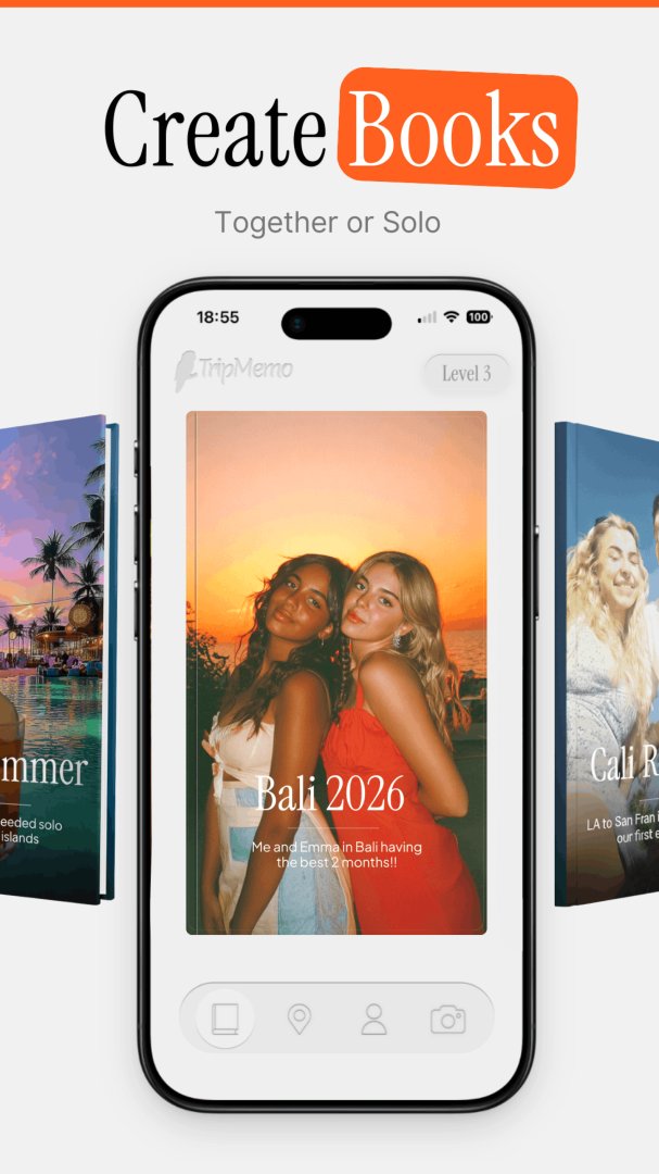 TripMemo - Travel & Tourism screenshot 2 showing the Official Travel Journal App