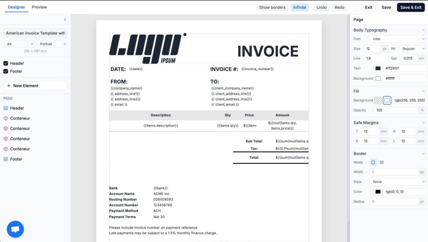 TemplateFox product screenshot