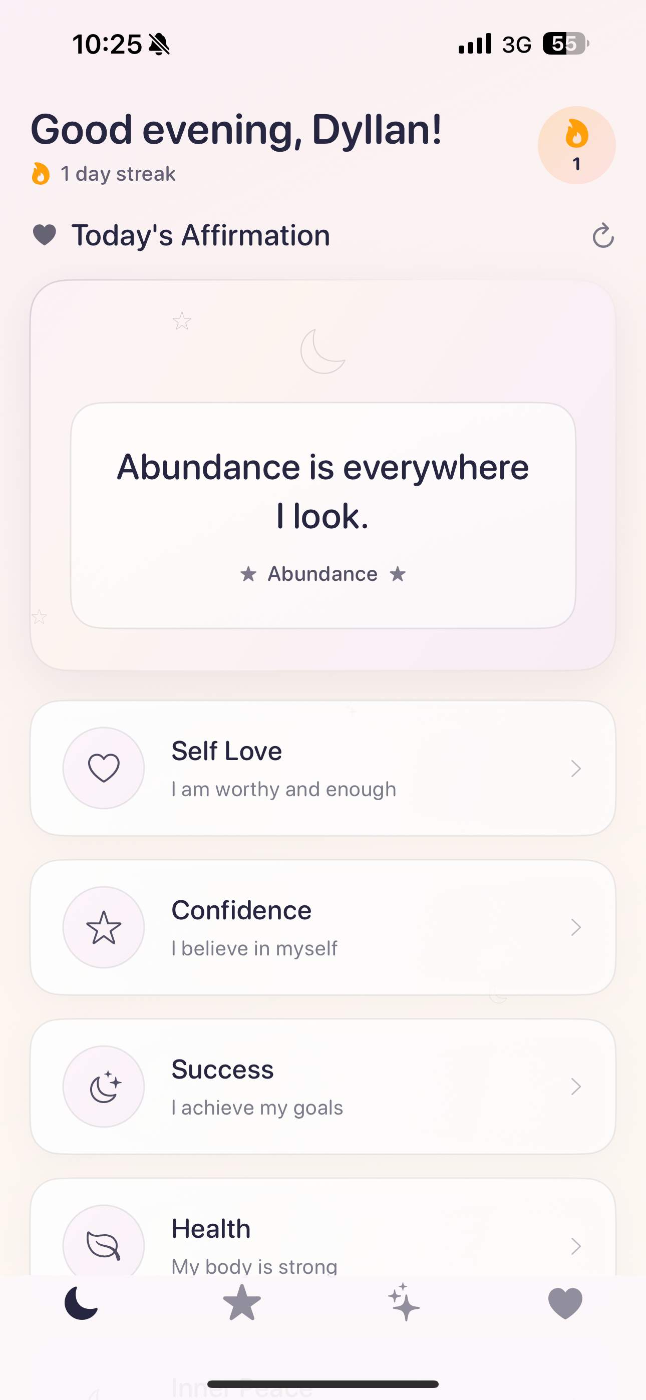 Daily Affirmations - Miracle screenshot