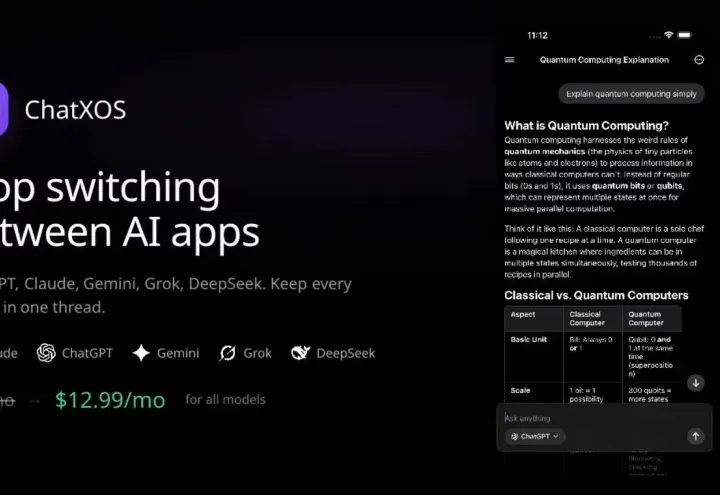 ChatXOS screenshot 1