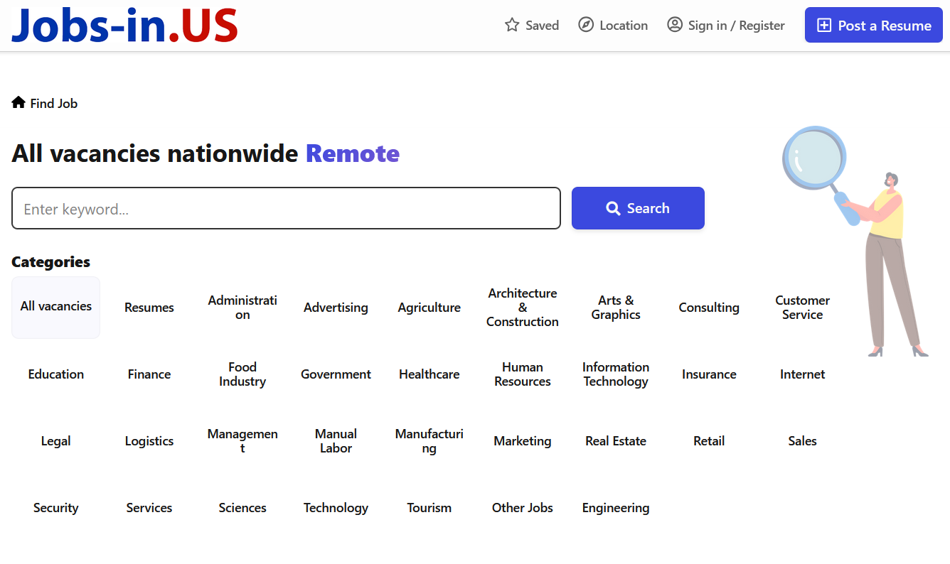 Jobs-in US screenshot