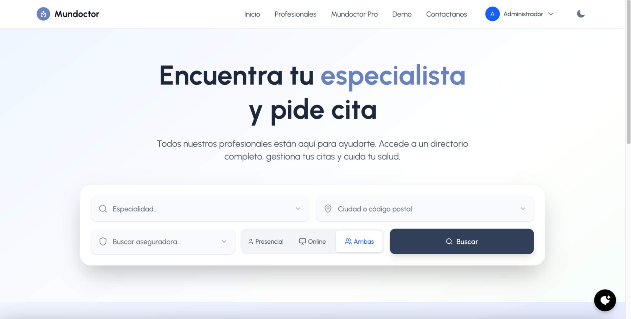 Mundoctor - Productivity screenshot 2 showing the Healthcare management software for medical professionals