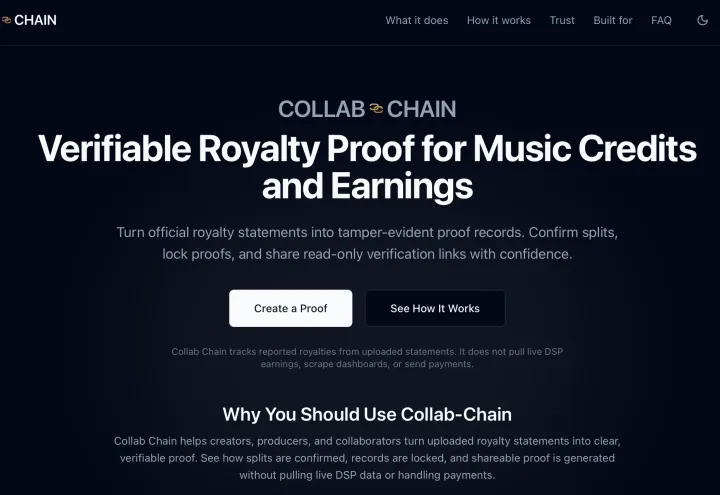Collab Chain screenshot 1