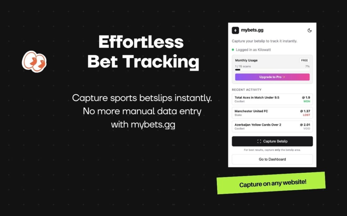 Mybets product screenshot