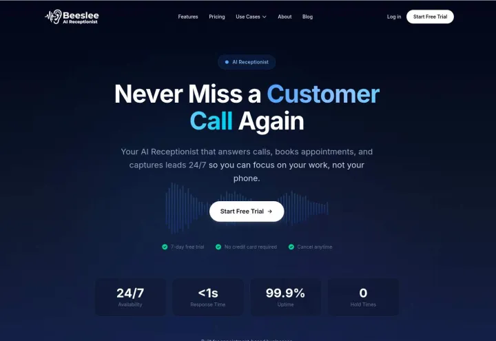 Beeslee AI Receptionist screenshot 1