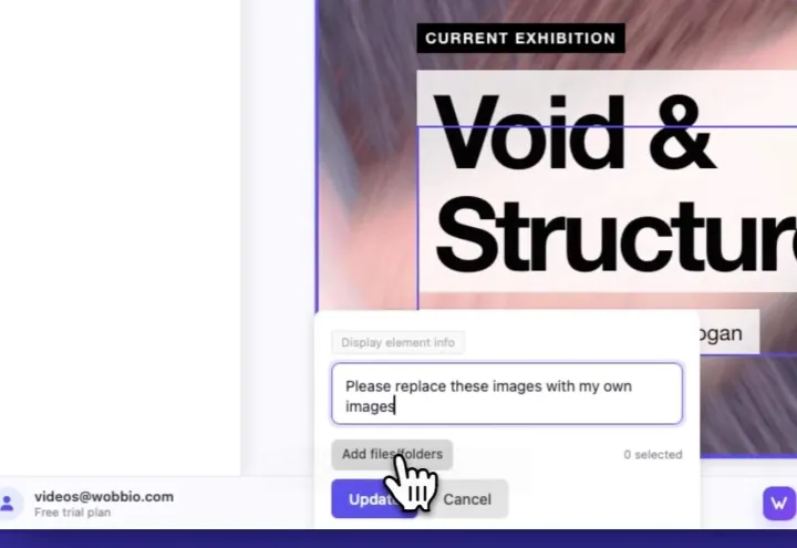 Wobbio screenshot 2