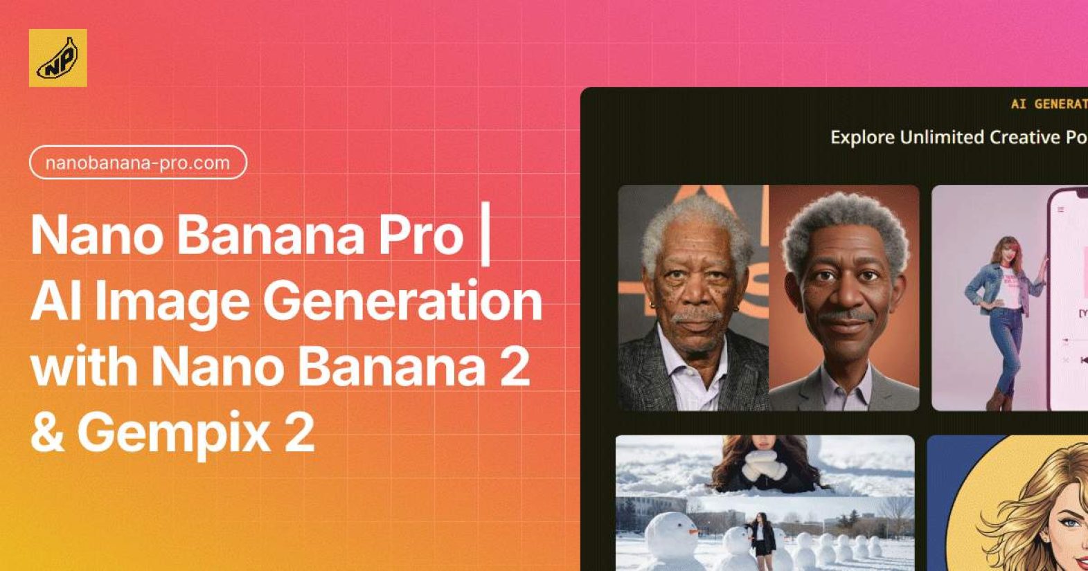 Nano Banana Pro product screenshot