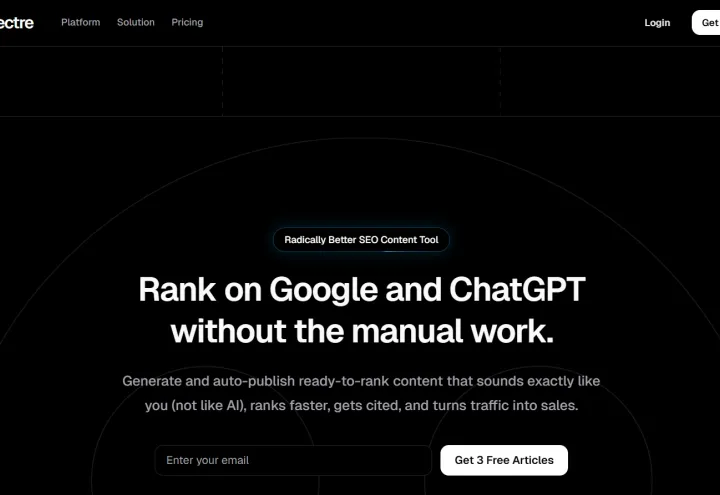 Spectre SEO screenshot 1
