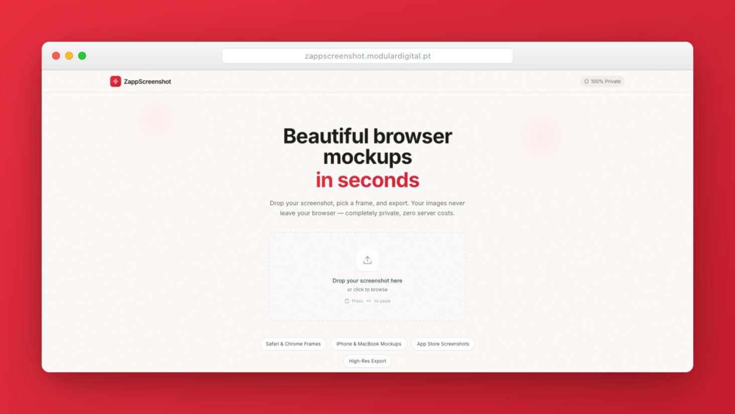 ZappScreenshot product screenshot