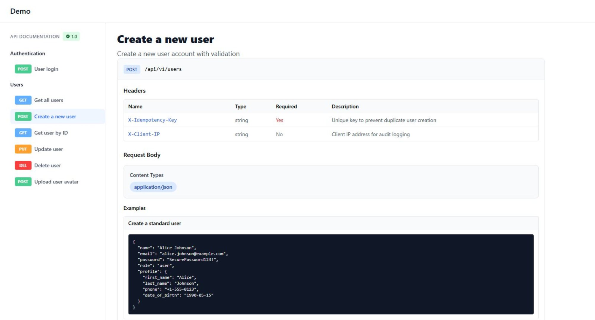 ApiNotes product screenshot