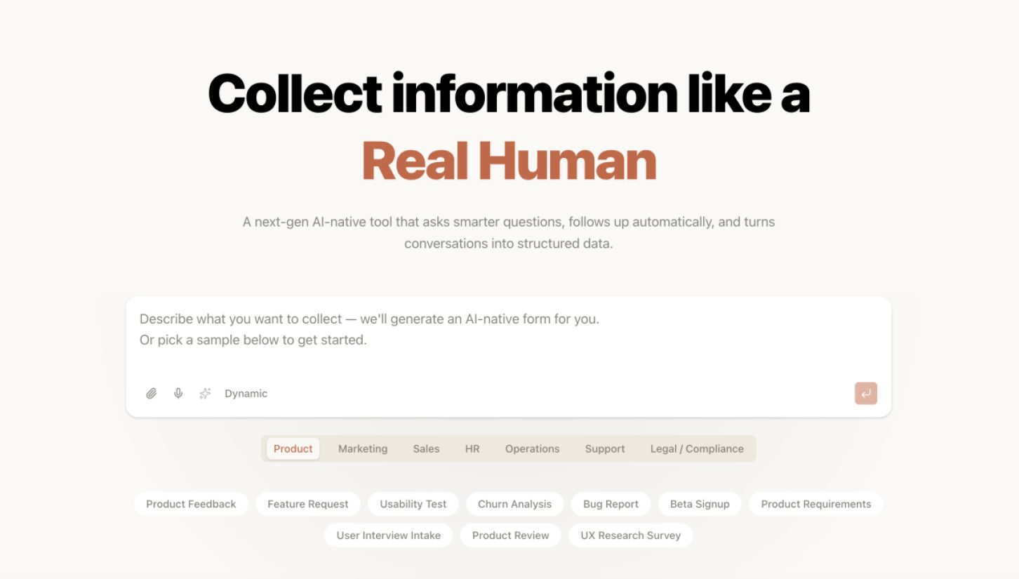 Dashform product screenshot