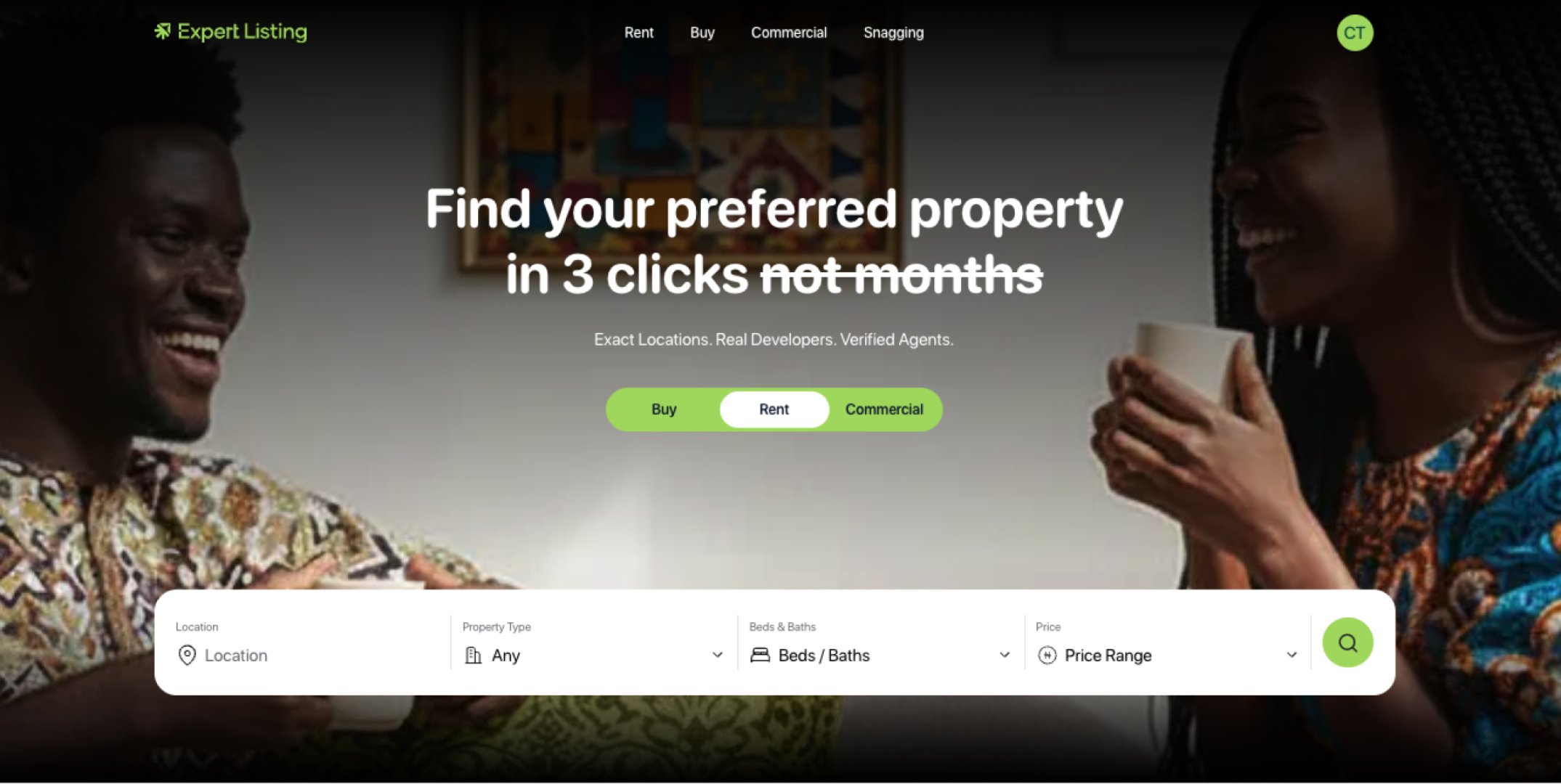 Expert listing product screenshot