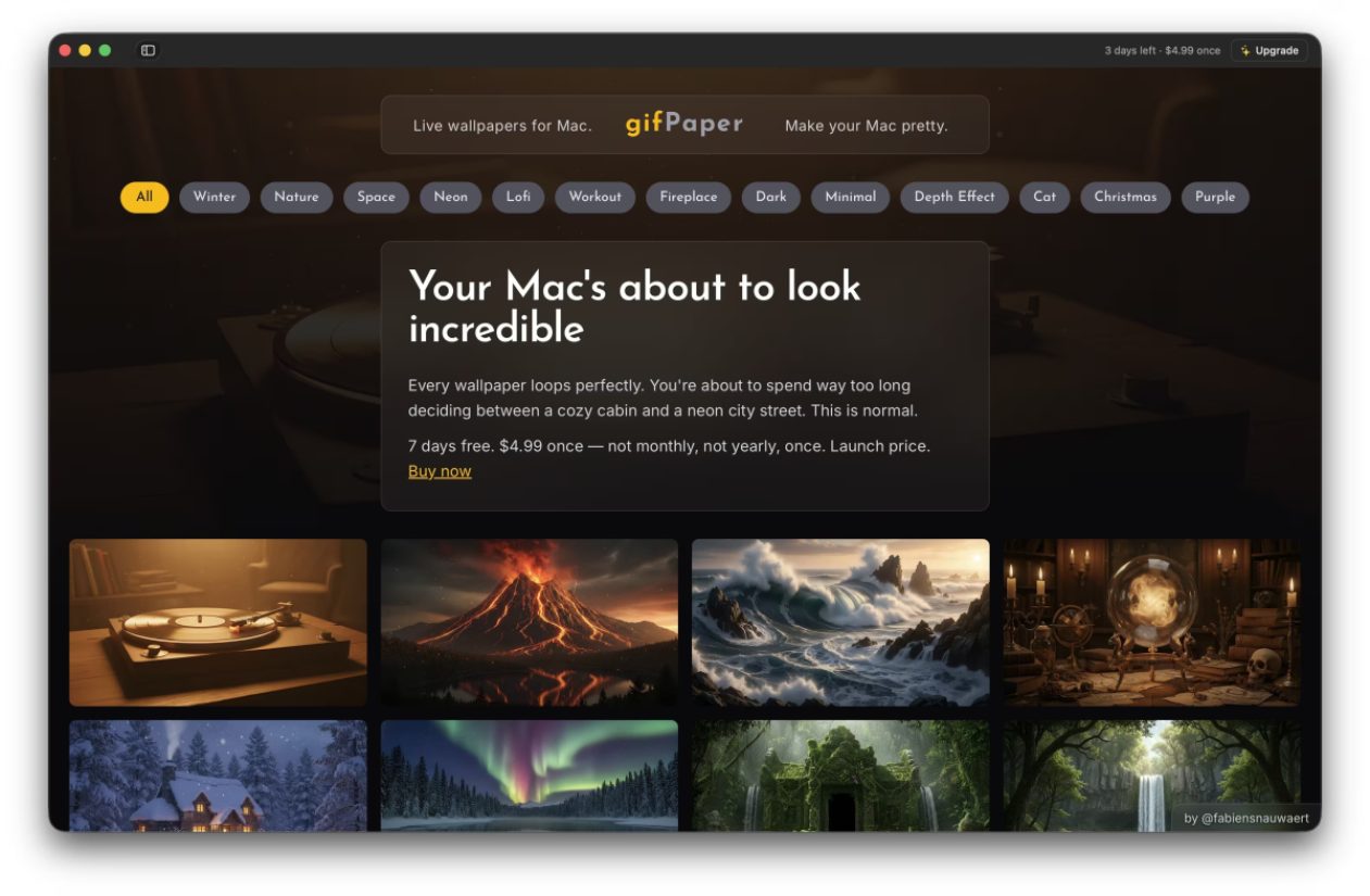 gifPaper product screenshot