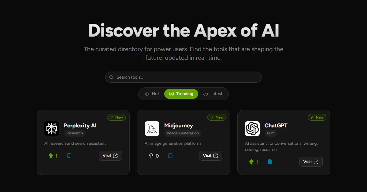 ApexTools screenshot
