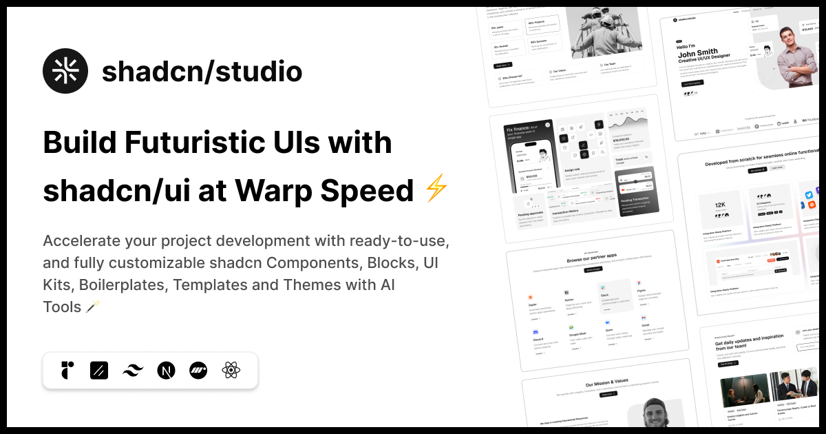 Shadcn Studio screenshot
