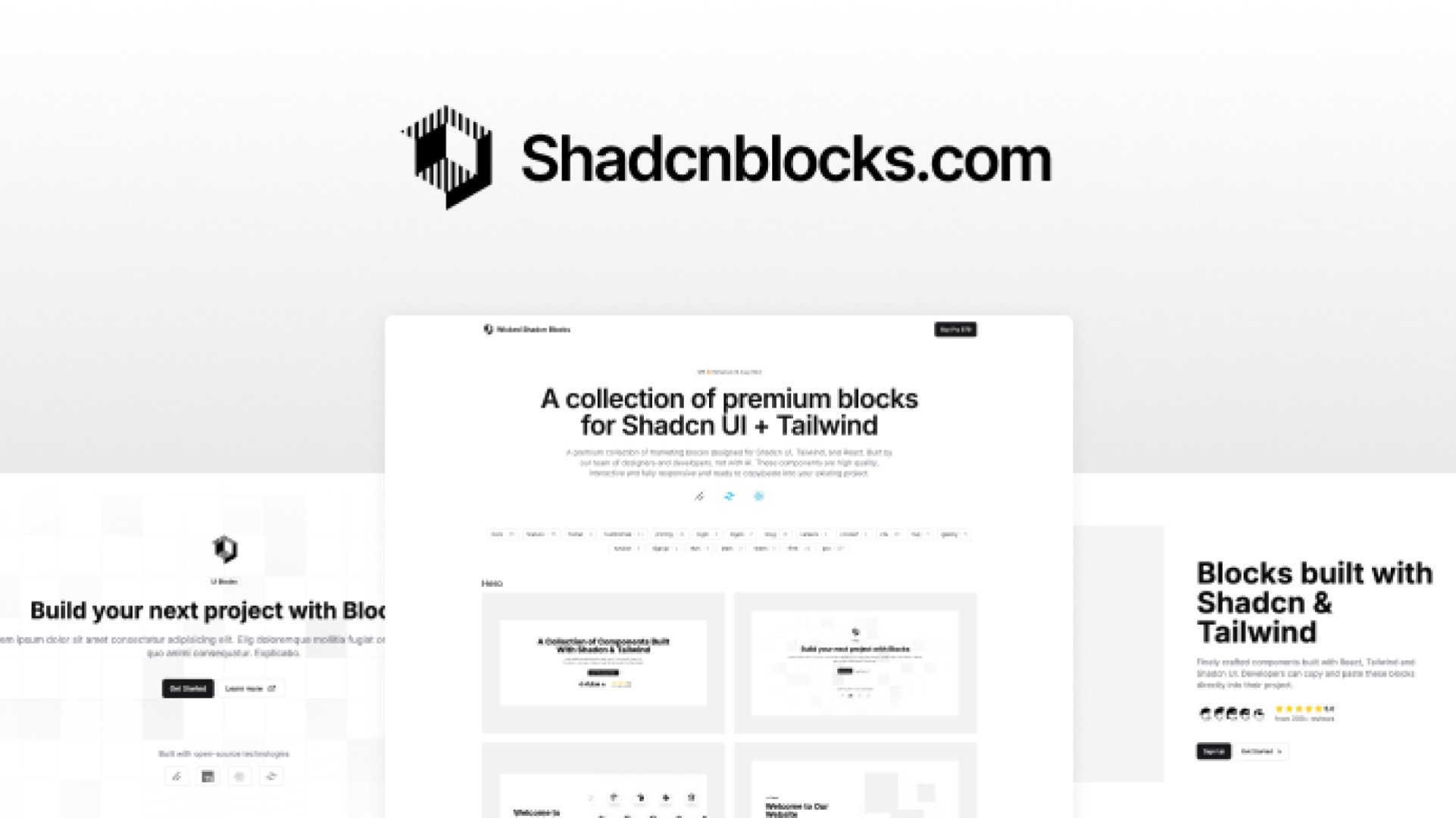 Shadcnblocks product screenshot