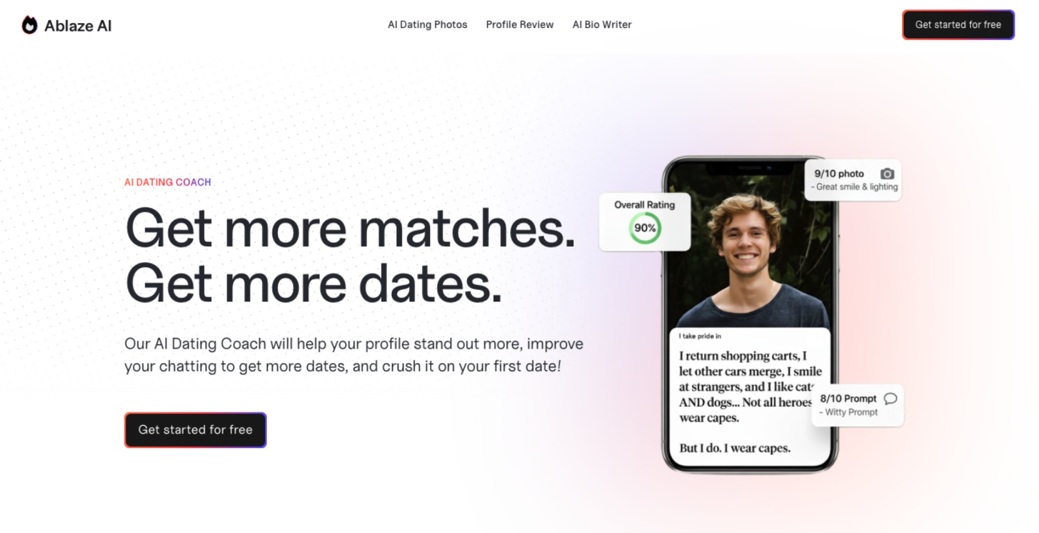 Ablaze AI product screenshot