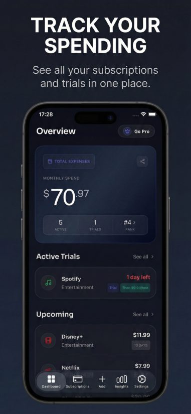 Subby product screenshot