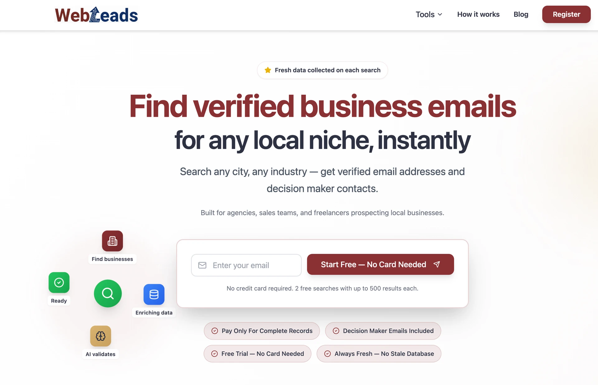 WebLeads screenshot