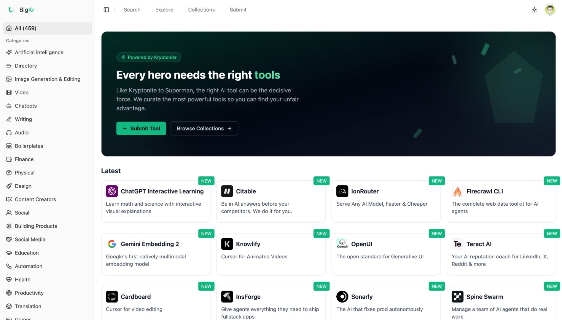 BigKr product screenshot
