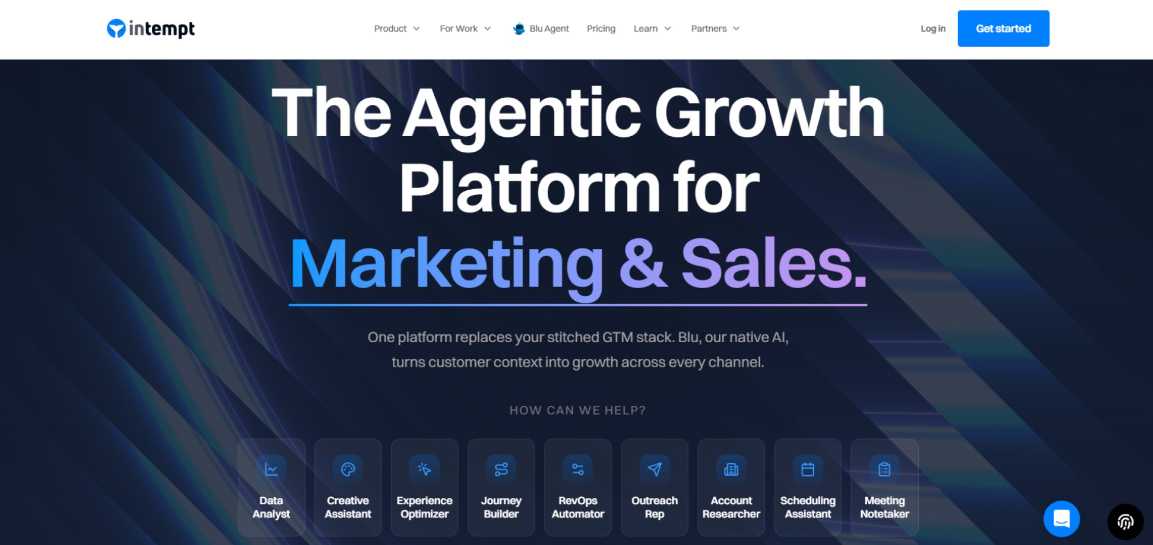 Intempt product screenshot