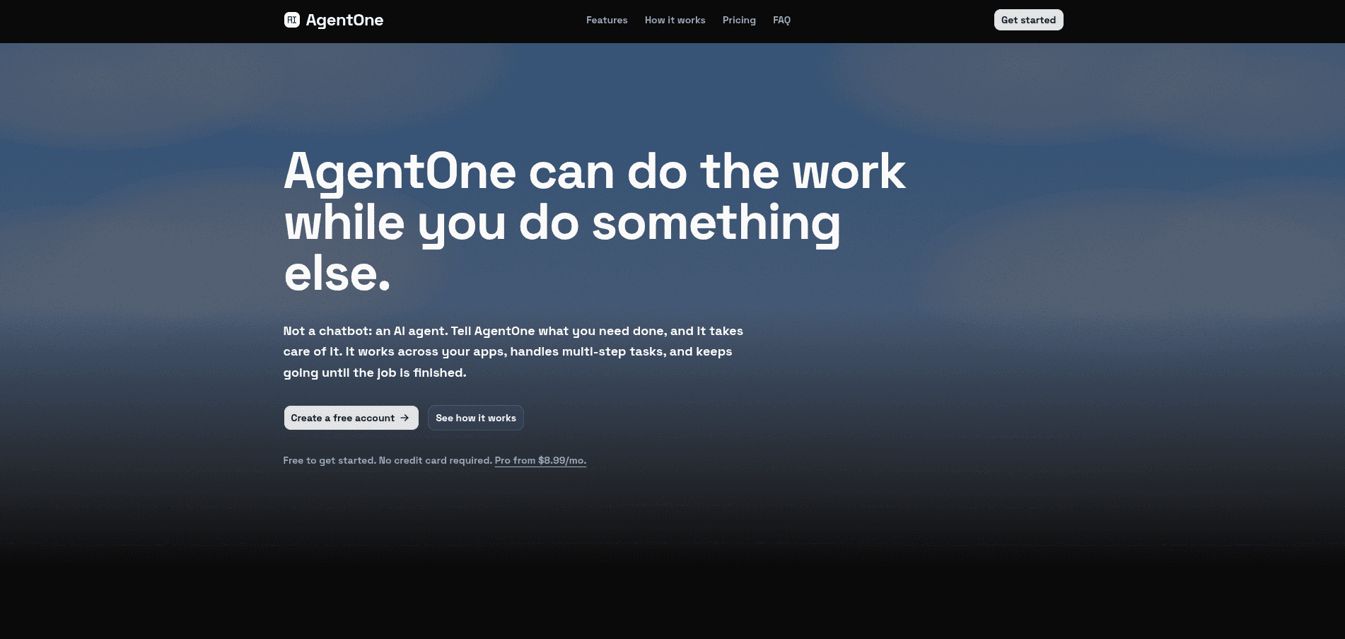 AgentOne screenshot