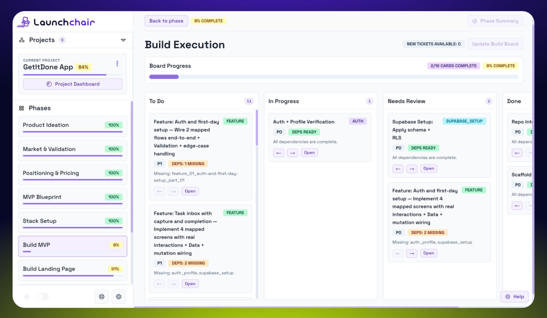 LaunchChair screenshot 2