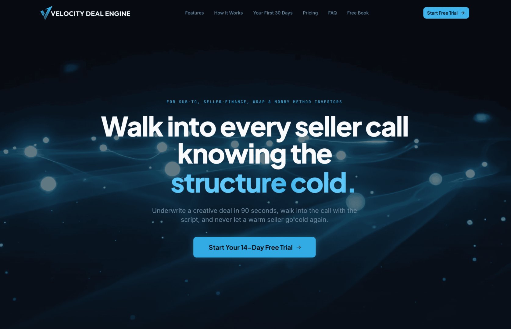 Velocity Deal Engine product screenshot