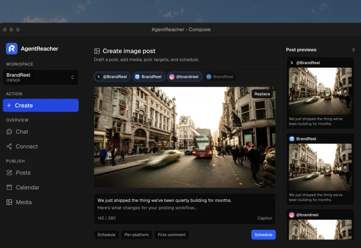 AgentReacher screenshot 2